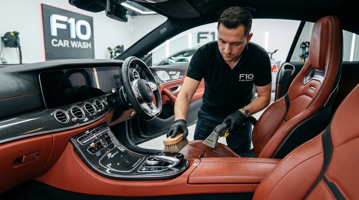 Serviço de Higienização Premium & Oxi-Sanitização na F10 Car Wash